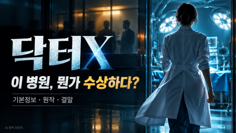넷플릭스 닥터X, 김지원이 병원을 뒤집는다… 기본정보·줄거리·등장인물·원작 총정리