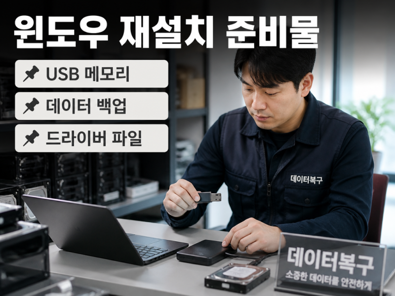윈도우 재설치 방법 USB 부팅 설정부터 마무리까지 따라하기