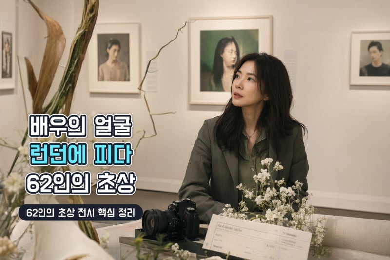 송혜교·이병헌·고현정·변우석, 런던 사치 갤러리에서 만나는 62인의 초상