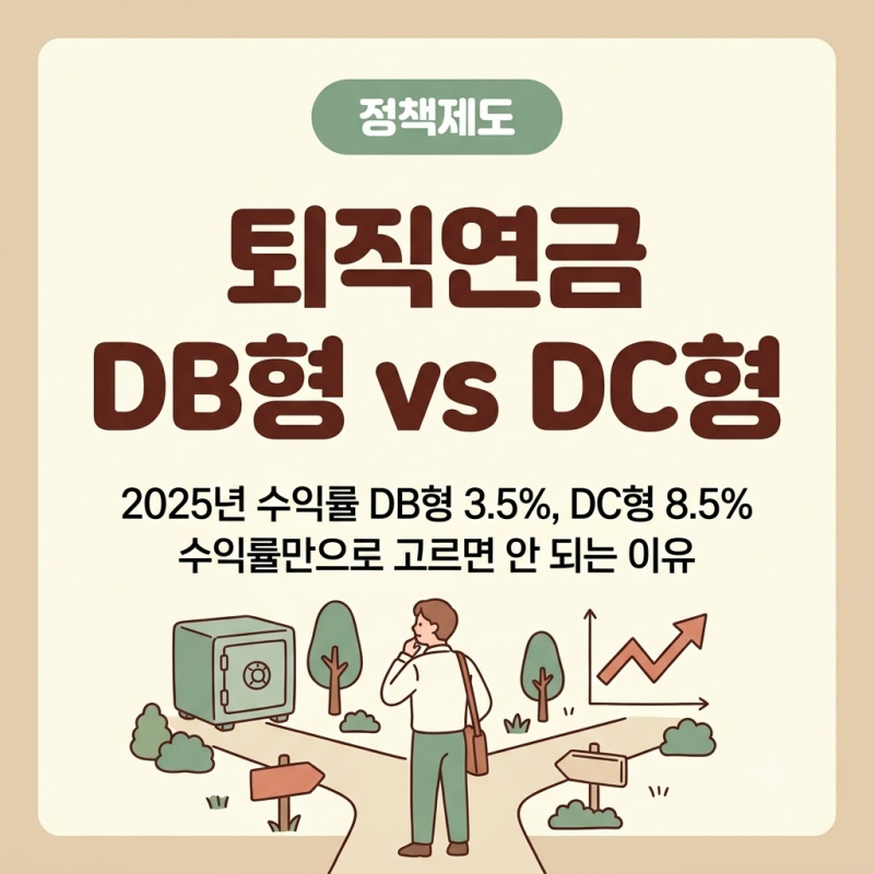 퇴직연금 DC형 DB형 차이, 어떤 게 유리할까? 전환 조건과 되돌릴 수 없는 이유