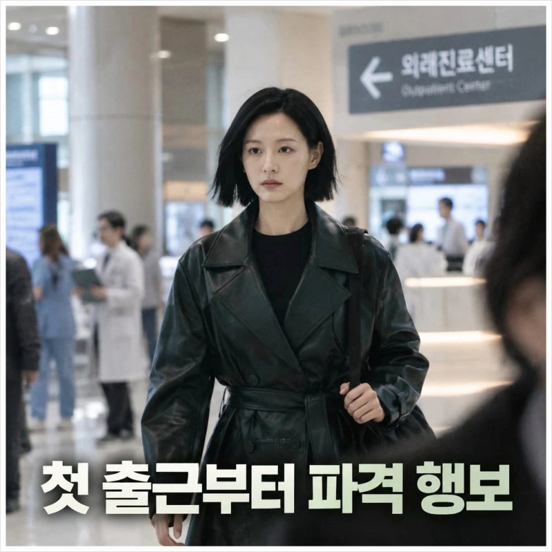 닥터X 하얀 마피아의 시대 김지원 첫 출근부터 파격 행보