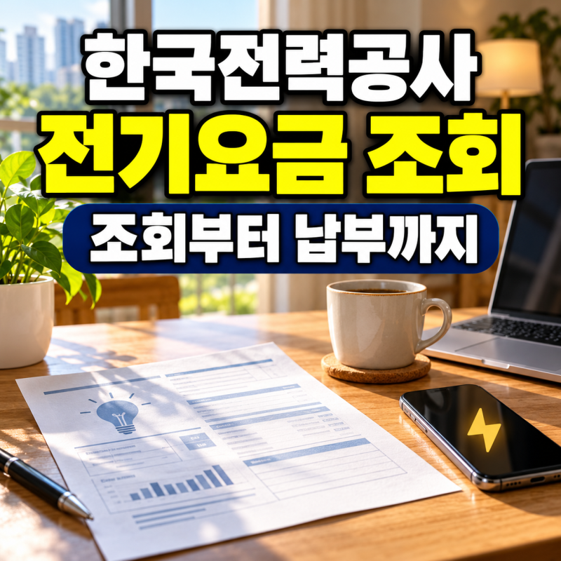 한국전력공사 전기요금 조회 3분 가이드 (+납부 방법)