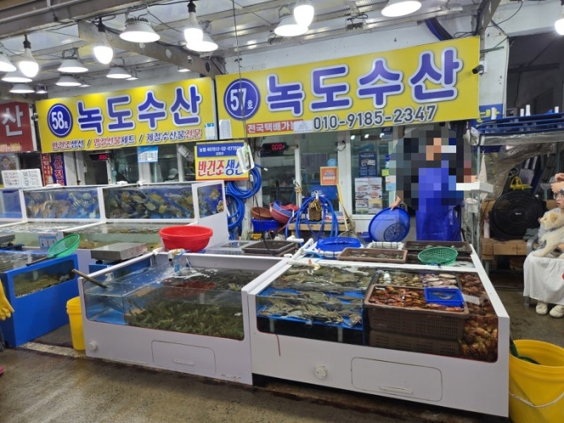 대천항 수산시장 맛집 녹도수산 줄돔 포장 후기