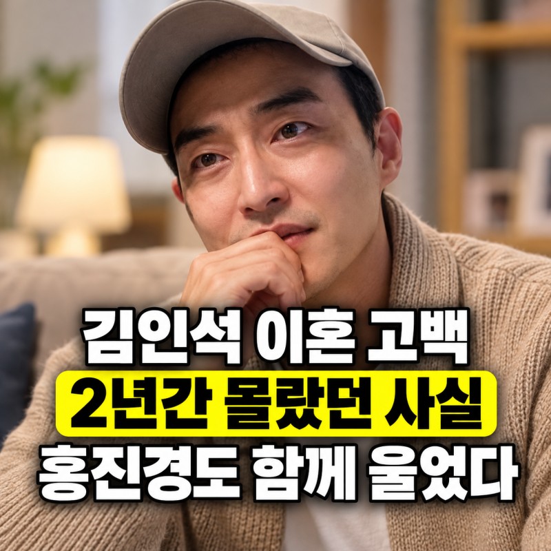 김인석 안젤라 박 2년 전 이혼 고백｜홍진경 앞에서 눈물 흘린 이유