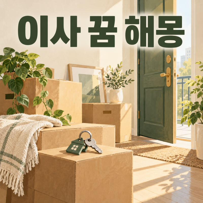 [해몽] 이사 꿈 해몽｜새집, 큰집, 낡은 집으로 이사하는 꿈과 짐 싸는 꿈