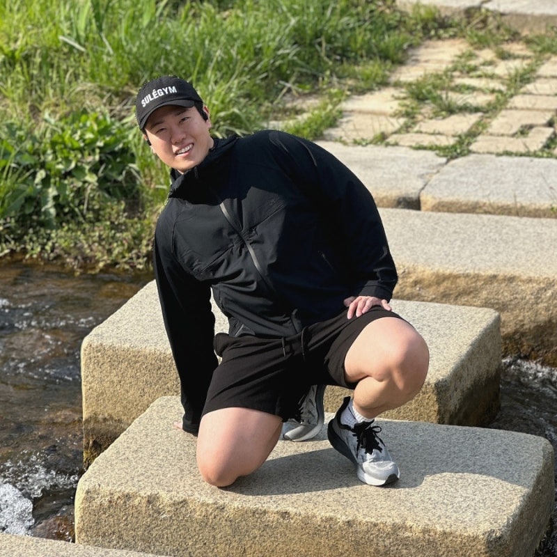 남자 러닝복 셋업 설레짐 볼캡 자켓 반바지 완벽한 세트