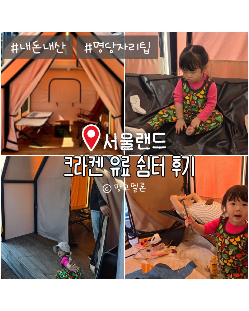 서울랜드 아기랑 크라켄 쉼터 후기｜낮잠 아기 필수! 아기있는 집 명당 자리추천 + 가격 예약....