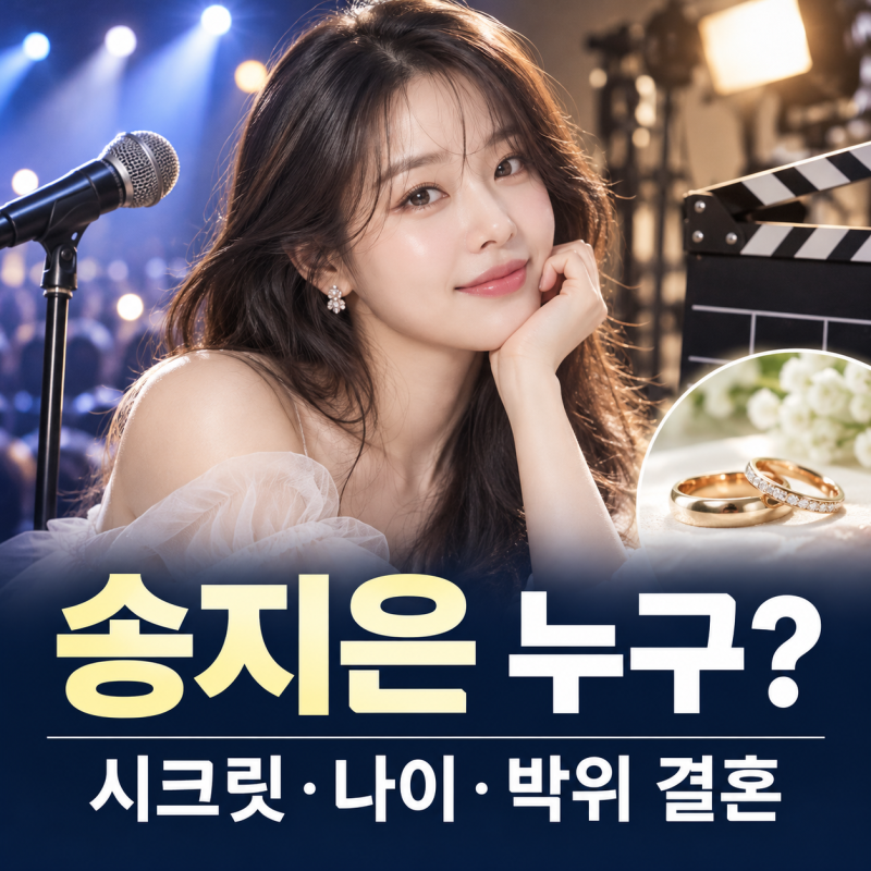 송지은 누구? 나이·시크릿·작품활동, 박위와 결혼까지