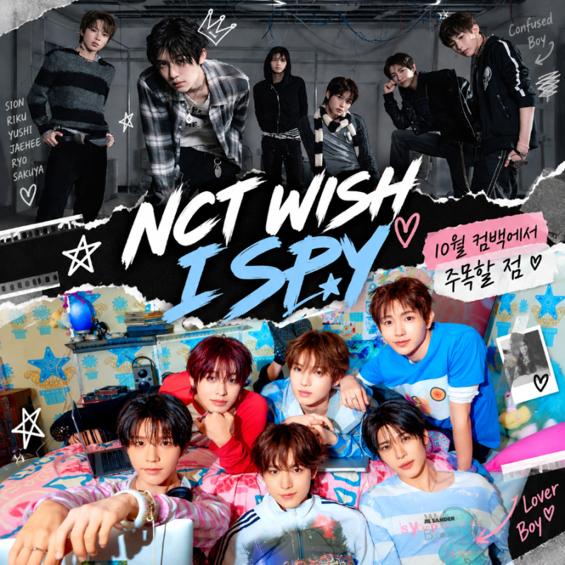 NCT WISH I SPY, 10월 컴백에서 주목할 점…첫사랑에 빠진 여섯 소년의 달라진 분위기