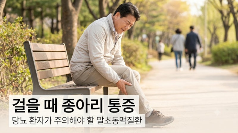 걸을 때 종아리 통증 나아지지 않는다면? 당뇨 환자가 주의해야 할 말초동맥질환