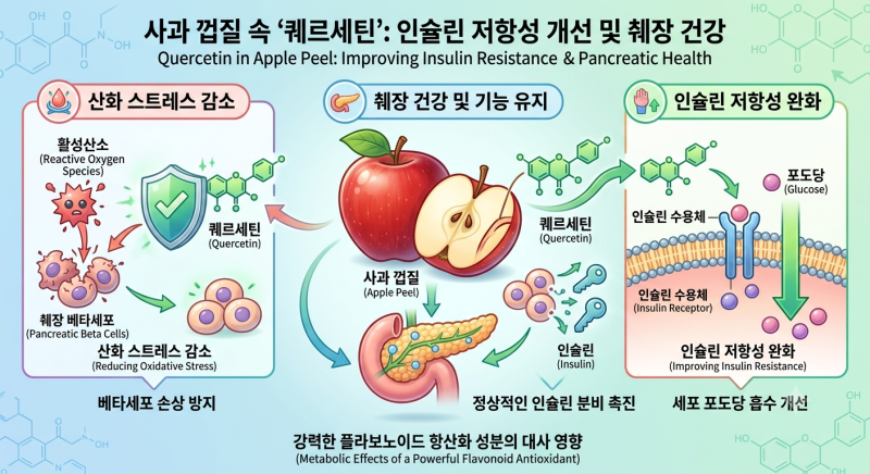 당뇨 환자 사과 먹어도 될까? 혈당 스파이크 없는 하루 적정량과 섭취법