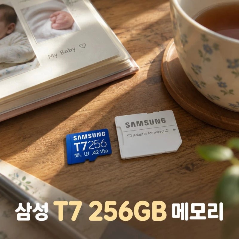 삼성전자 마이크로SD T7 256GB 닌텐도 액션캠 외장 메모리카드 정보 총정리