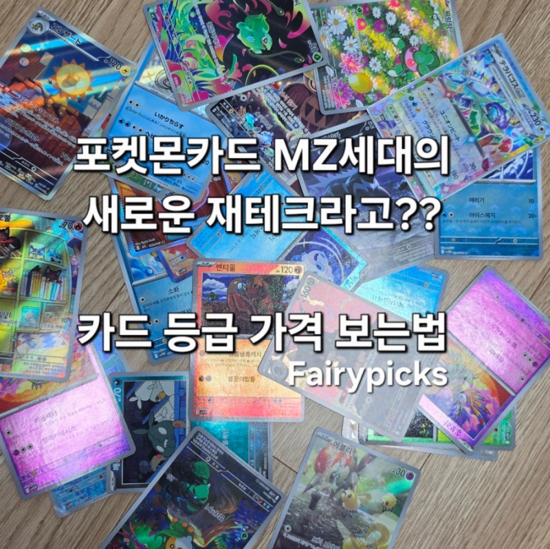 포켓몬카드 MZ세대의 새로운 재테크라고? 포켓몬 카드 가격 보는법 등급표