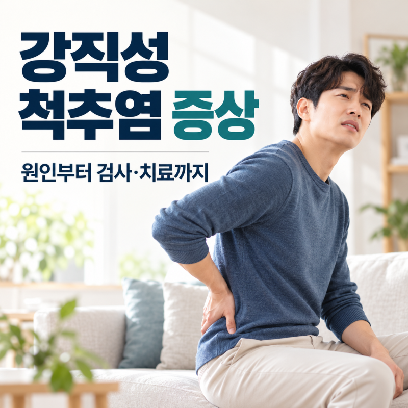 강직성 척추염 증상, 원인부터 검사·치료까지 한눈에 정리