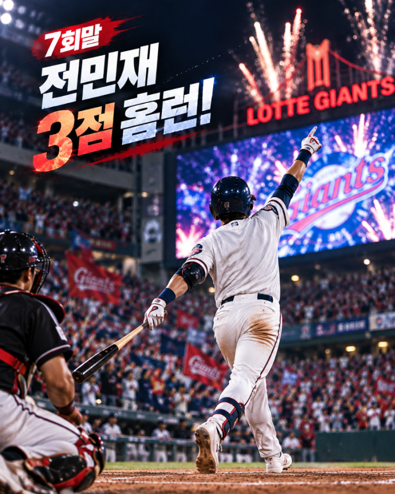 2026년 10월 9일 롯데 LG 경기 결과｜9-1 대승, 레이예스 204안타·LG 3위 경쟁 비상