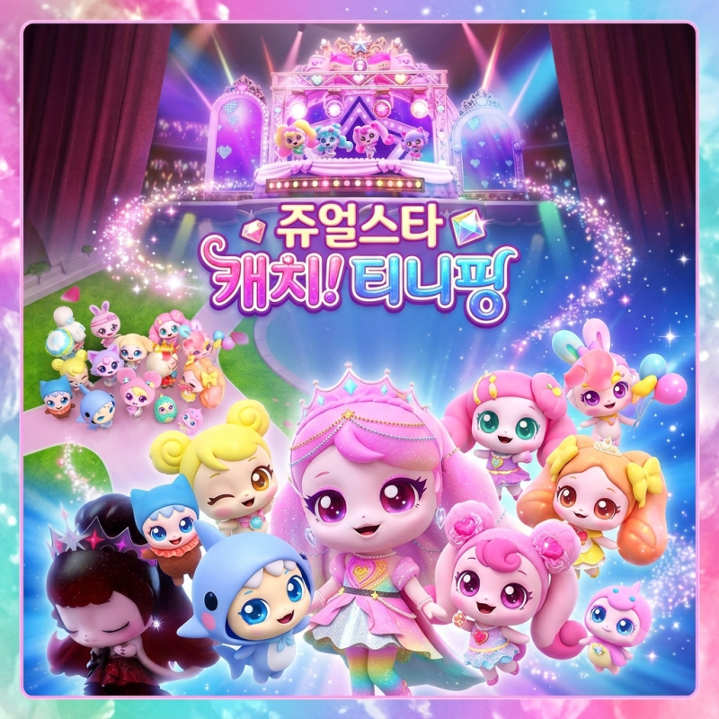 쥬얼스타 캐치! 티니핑 시즌7 아이돌 변신새로운 캐릭터들ㆍ레전드핑 디바핑·뮤즈핑 공개!