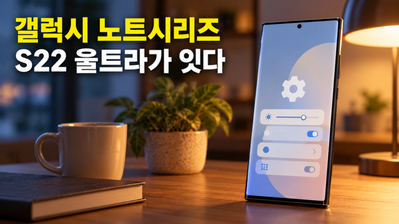 갤럭시 노트시리즈 디자인을 계승한 S 시리즈 모델은 S22 울트라입니다