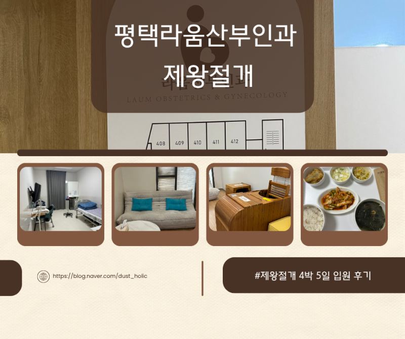 [출산] 평택 라움산부인과 제왕절개 출산 후기｜입원실 후기(수술 1~2일차)
