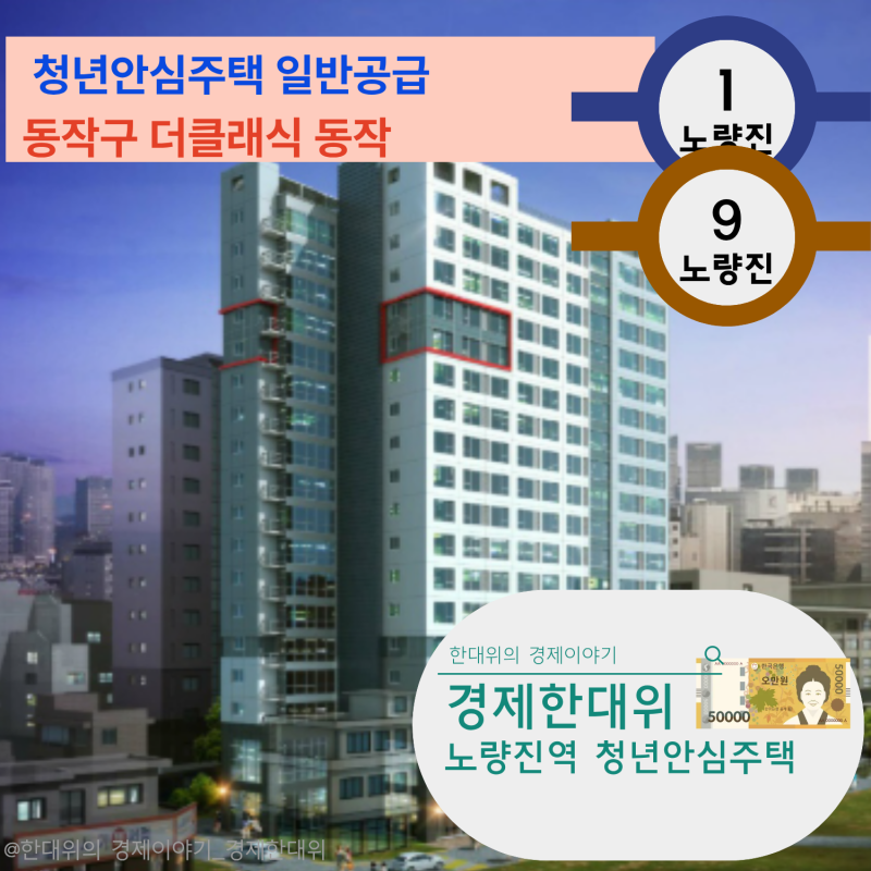 [청년안심주택] 노량진역 더클래식 동작 추가모집｜9세대｜보증금·월세·일정 총정리