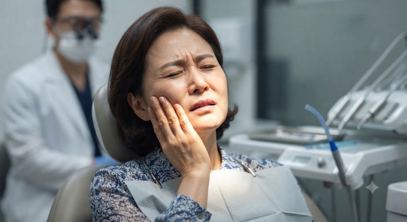 잇몸에 생기는 하얀 고름 주머니, 치근단 농양 원인과 치료법