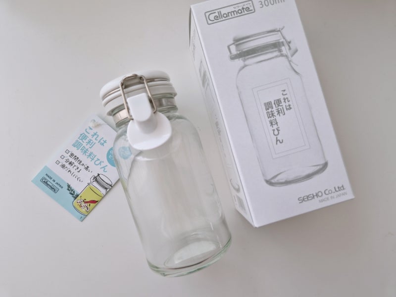 일본 정품 츠바메 셀러메이트 밀폐유리병 300ml 양념 정리에 딱이에요
