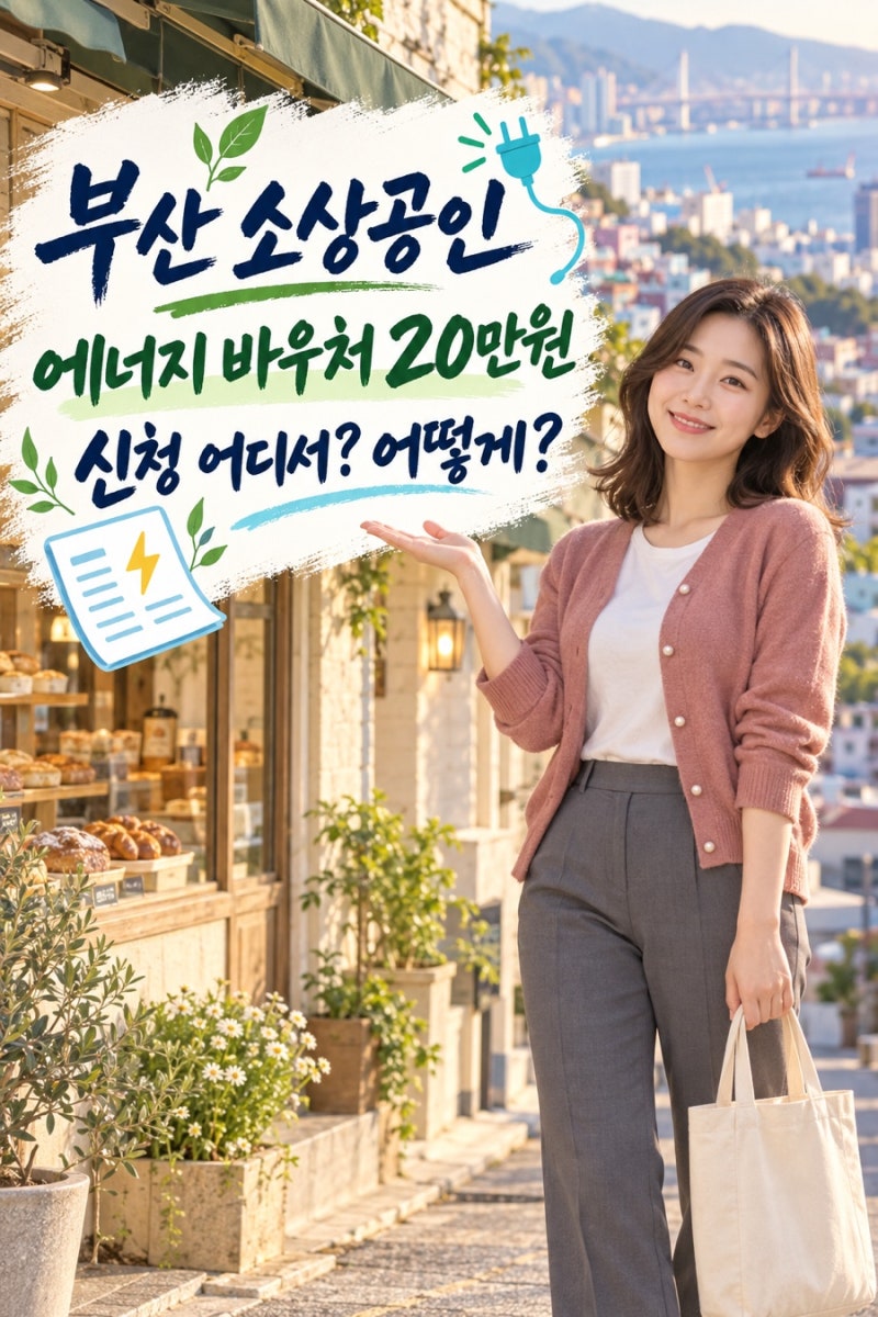 부산 소상공인 에너지 바우처 20만원｜신청 어디서? 어떻게?