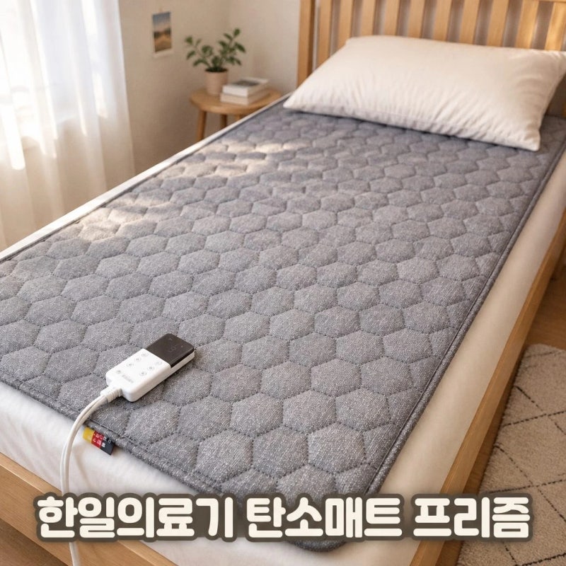 한일의료기 탄소매트 1인용 캠핑 전기요 싱글 프리즘 온열매트 리뷰