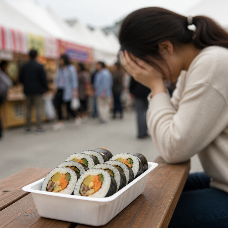 김제지평선축제서 313명 “식중독 의심” 신고…김밥이 원인일까?
