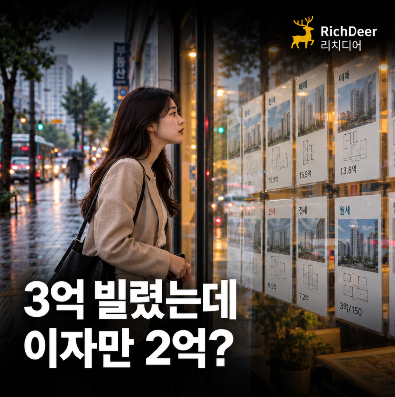 "3억 빌렸는데 이자만 2억 넘는다고?" 30년 주택담보대출의 현실