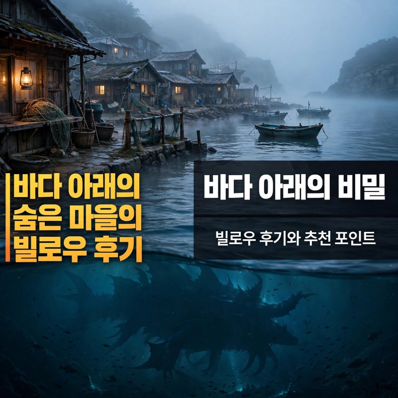 넷플릭스 드라마 빌로우 후기 추천, 괴물보다 깊은 바다의 비밀