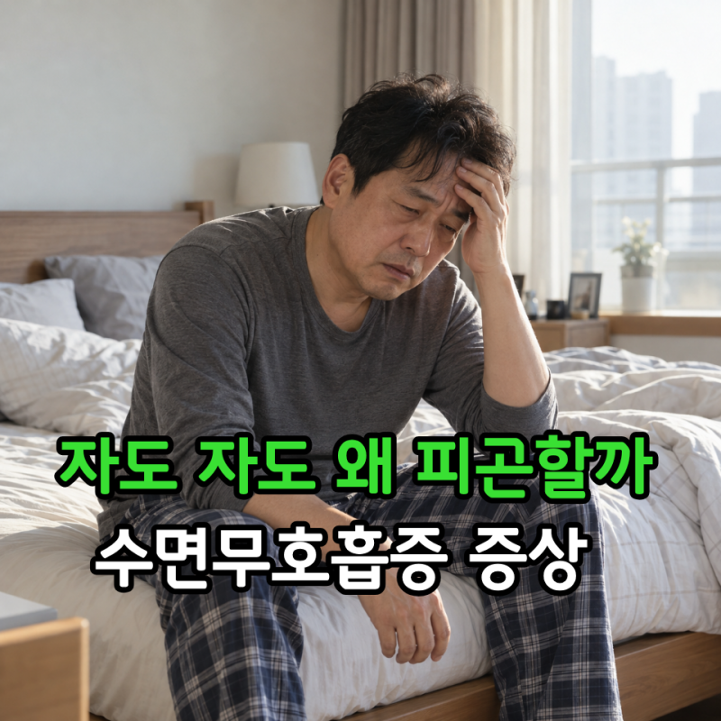 “자도 자도 피곤하고 머리가 무겁다면” 수면무호흡증 증상 및 확인법