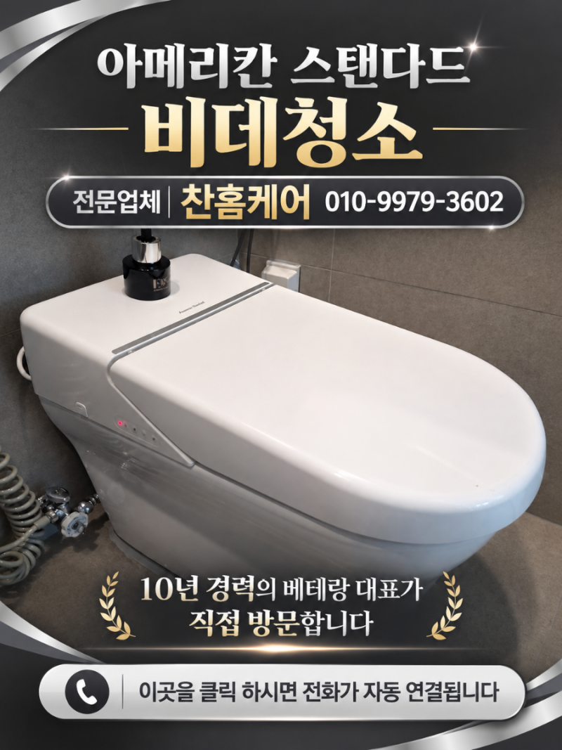 아메리칸 스탠다드 비데청소 일체형 비데청소의 중요성과 실패 없는 전문 업체 선택 법 (10년....