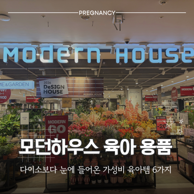 모던하우스 세일 육아용품 추천, 다이소보다 눈에 들어온 가성비 육아템 6가지