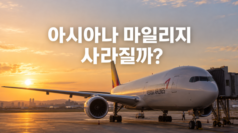아시아나 마일리지 합병하면 사라질까｜대한항공 전환비율과 유리한 사용법 총정리