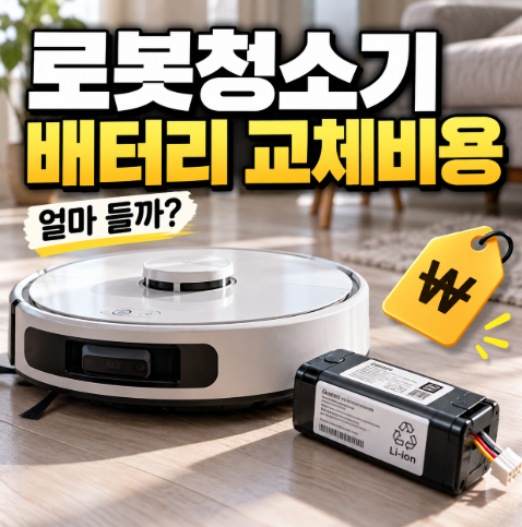 로봇청소기 배터리 교체비용, 정품 가격과 추가 수리비 확인