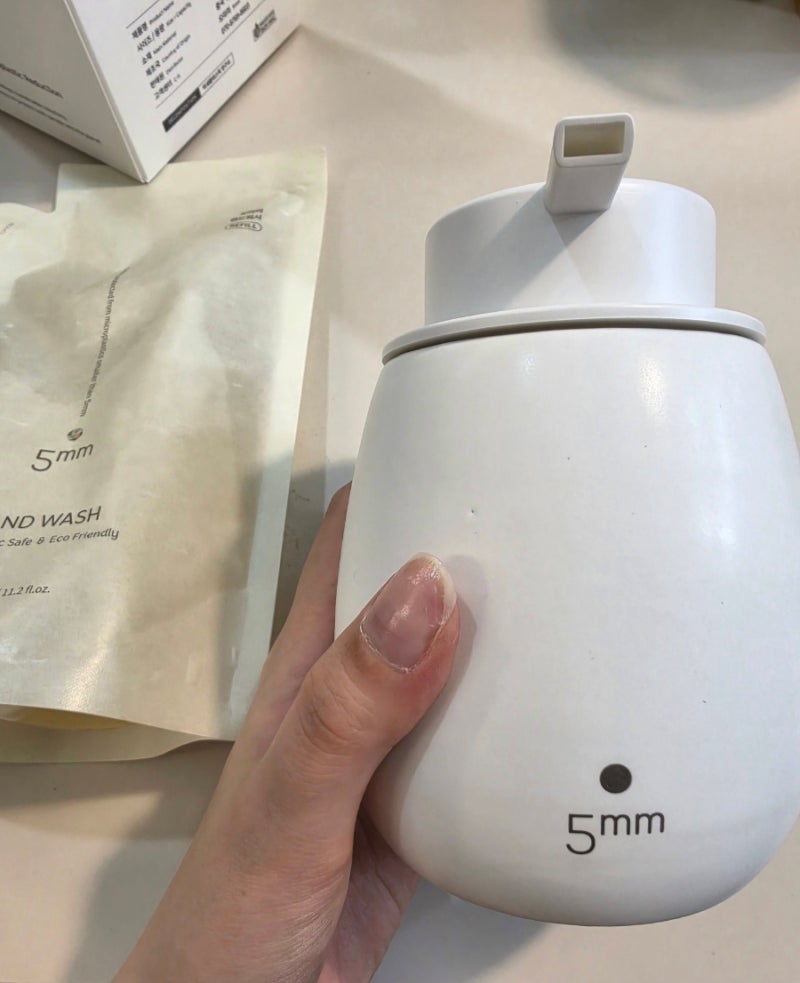 성분 순한 5mm 오미리 물비누 집들이선물 손세정제디스펜서 후기
