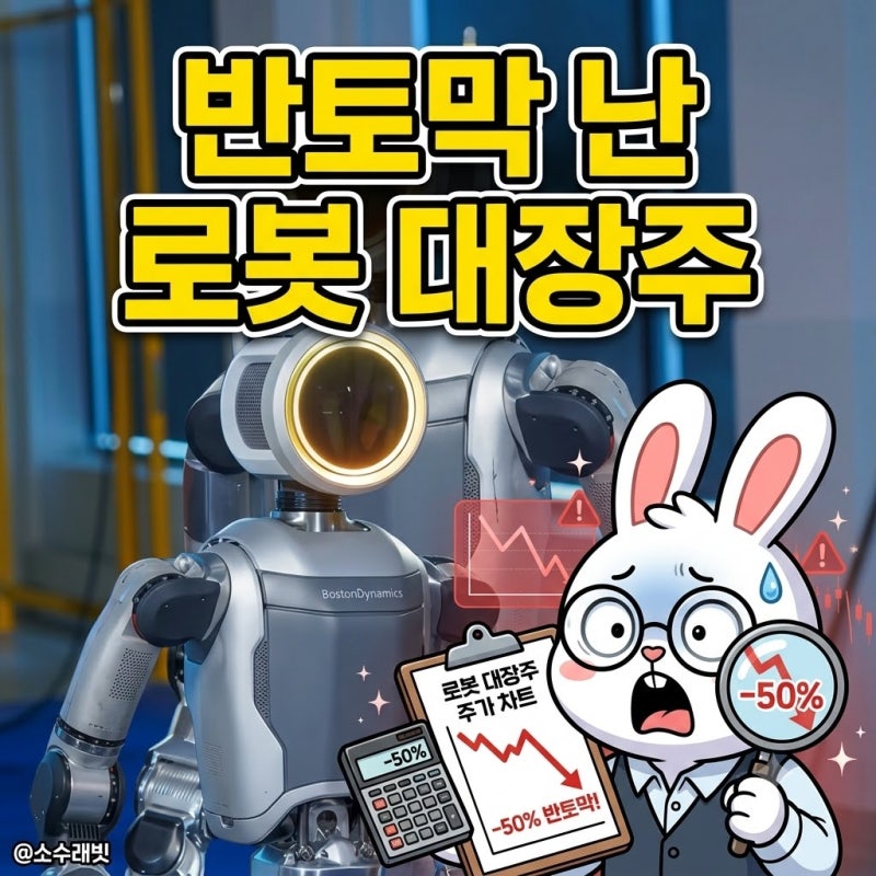 "로봇 대장주라더니" 현대차 주가 계속 하락하는 이유