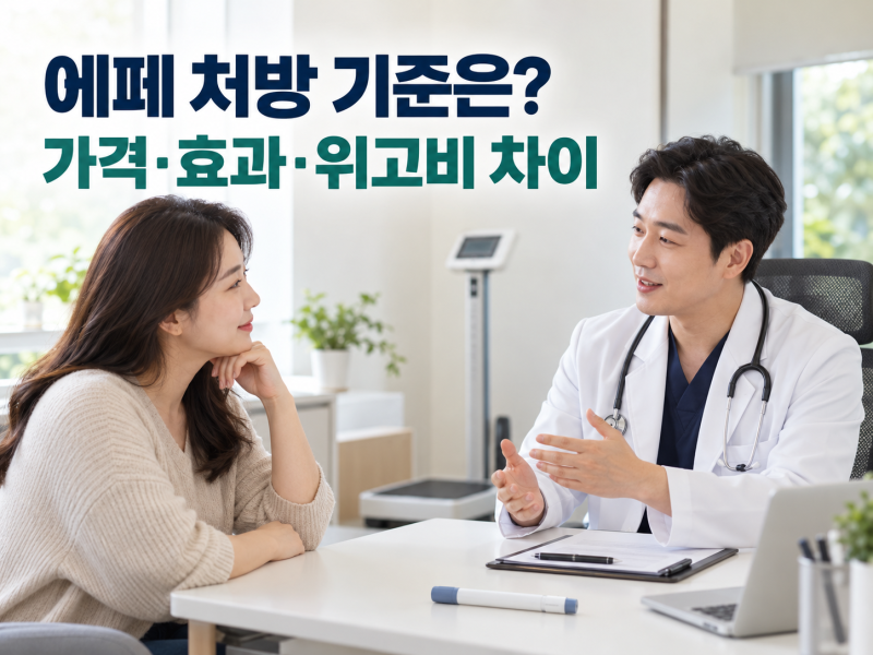 에페 가격 얼마? BMI 처방 기준·효과·위고비 차이 (2026년 10월)
