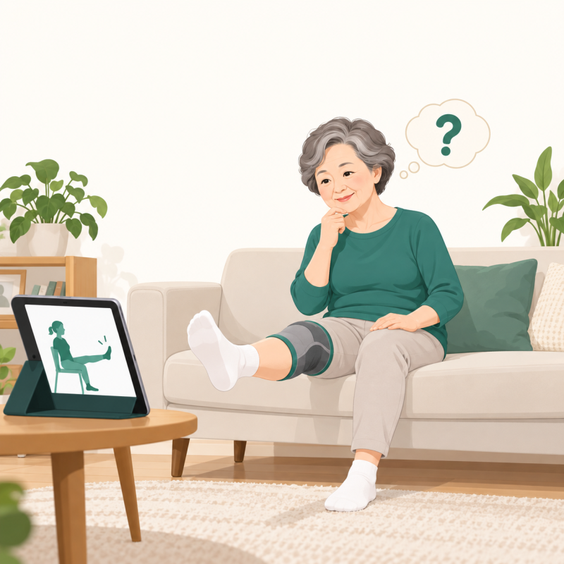 무릎 인공관절 수술 후 재활, 앱·화상으로 해도 될까? 최신 연구 | 송파나루역 무브짐