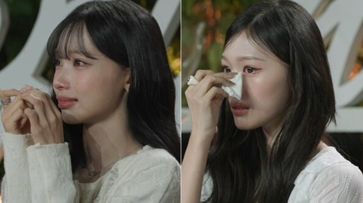 "노래 시작 전부터 울었다" 대세 걸그룹 리센느 원이X미나미 녹화 중 폭풍 오열한 이유