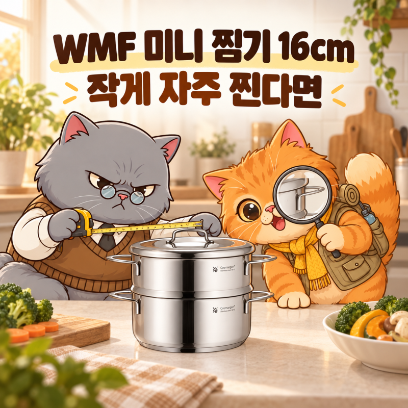 WMF 미니 야채찜기 16cm, 작은 찜기가 필요한 주방은?