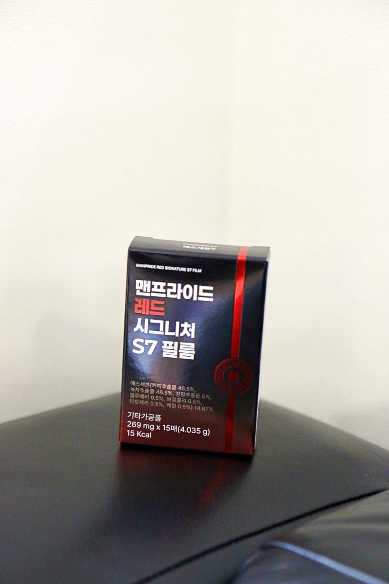 남성활력에 좋은 구강용해필름 '맨프라이드 레드 시그니처 S7 필름'