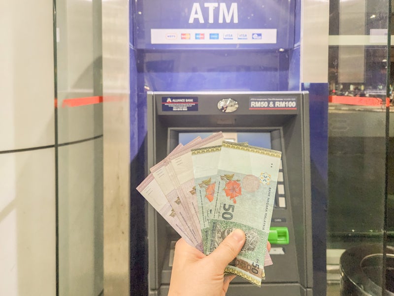 코타키나발루 공항 ATM 트레블월렛 출금 사용 방법