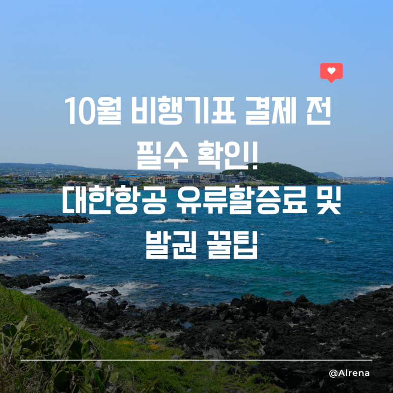 편도 36만원 추가? 10월 대한항공 유류할증료 노선별 인상 금액, 발권 기준 총정리