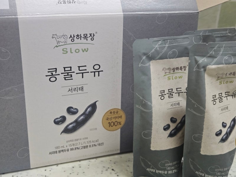 상하목장 콩물두유 자연스러운 모발관리 서리태두유 웰니스 다이어트