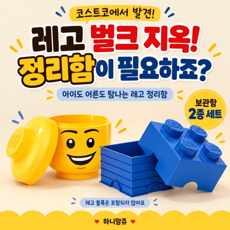 레고 벌크 지옥! 코스트코 레고 정리함 발견｜아이도 어른도 탐나는 2종 세트