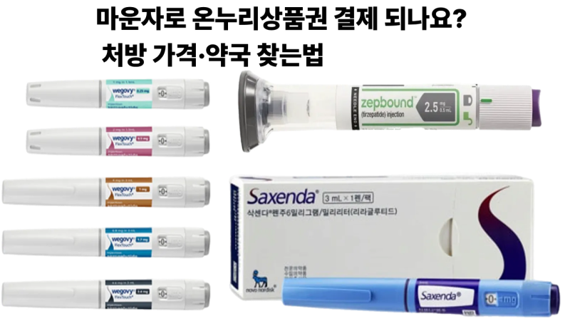 마운자로 온누리상품권 결제와 처방 가격·약국 찾는방법
