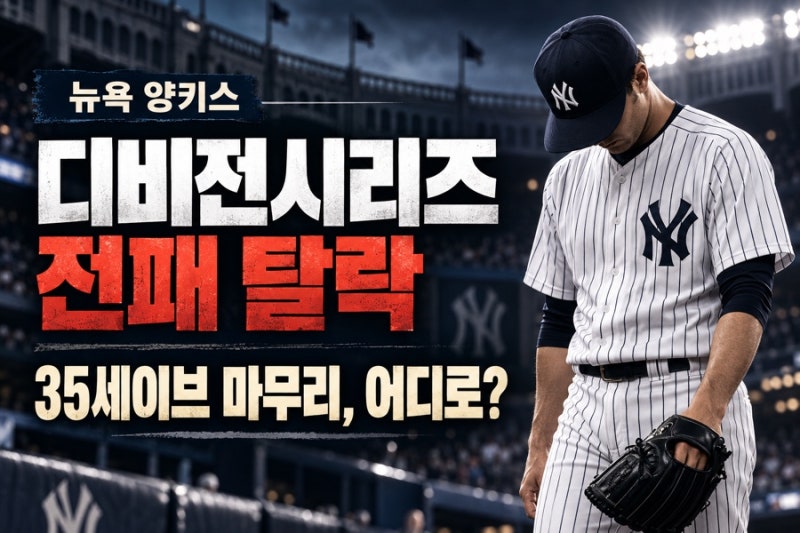 뉴욕 양키스, 디비전시리즈 전패 탈락 뒤 35세이브 마무리의 거취