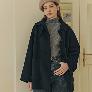 30대 여성 블로거, 핸드메이드 코트 득템 후기! 제로스트릿 A라인 울 하프 코트