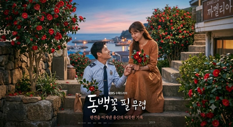 인생 드라마 추천 강하늘 공효진 주연 동백꽃 필 무렵